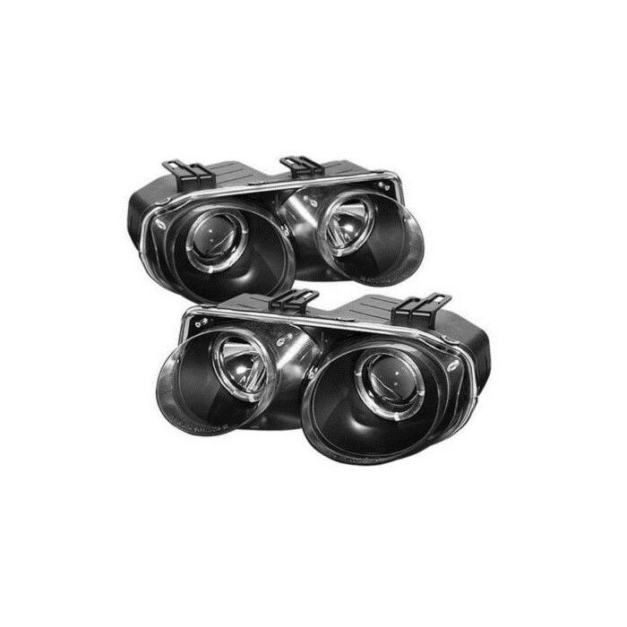 Sonar Angel Eyes head lights black (Integra 98-00) | HL-IT98S-JM | A4H-TECH.COM