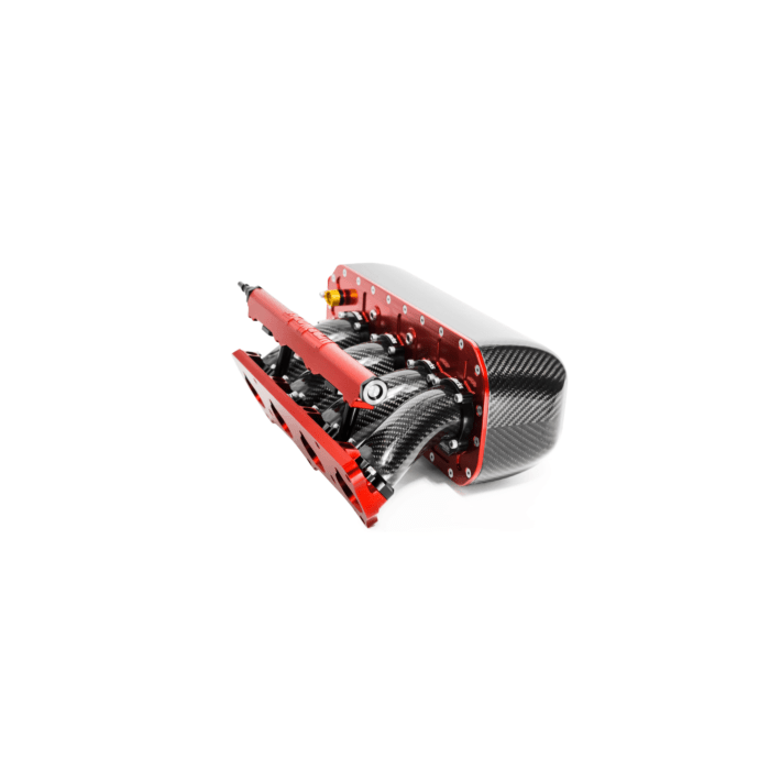PracWorks Carbon Inlaatspruitstuk Verlaagd 20° Plenum (Honda K20/K24 motoren) | PW-HK-L-20 | A4H-TECH / ALL4HONDA.COM