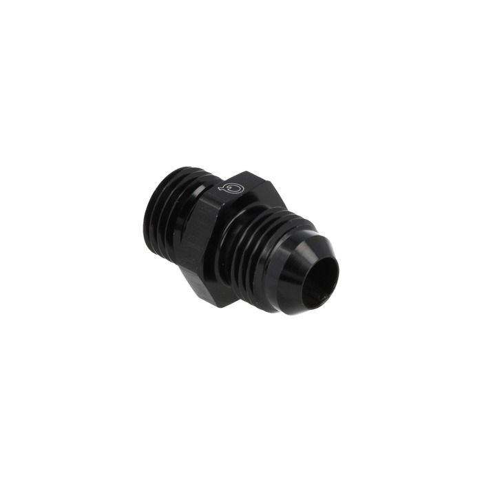 QSP Aluminium adapter AN6 male to M16x1.5 black (universal) | QSP-QGZ816-06-M1615 | A4H-TECH / ALL4HONDA.COM