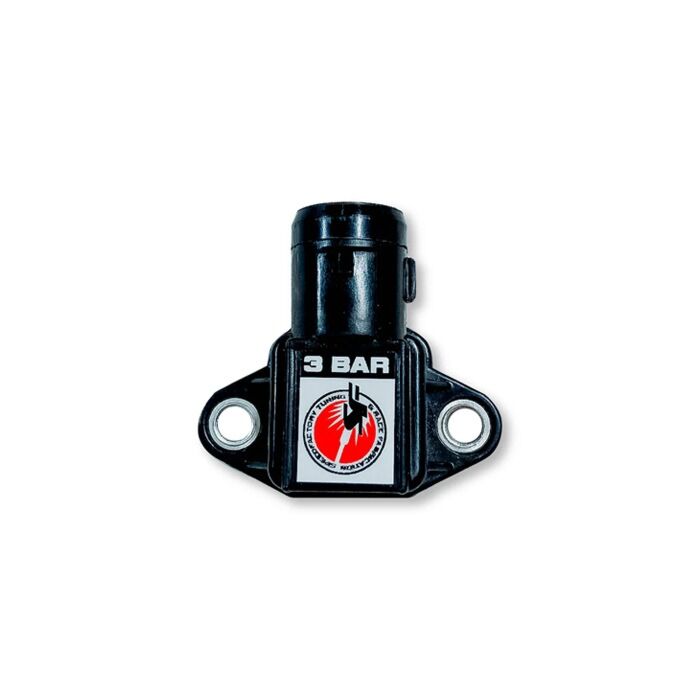 SpeedFactory 3 Bar MAP sensor zwart (Honda Accord/Civic/CR-V/CRX/Del Sol/HR-V/Integra/Prelude/S2000) | SF-01-014 | A4H-TECH