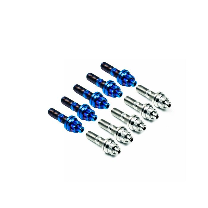 SpeedFactory Uitlaatspruitstuk bouten kit M8x1.25 45mm titanium (Honda Accord/Civic/CR-V/FR-V/Integra/RSX/Stream) | SF-02-06X | A4H-TECH