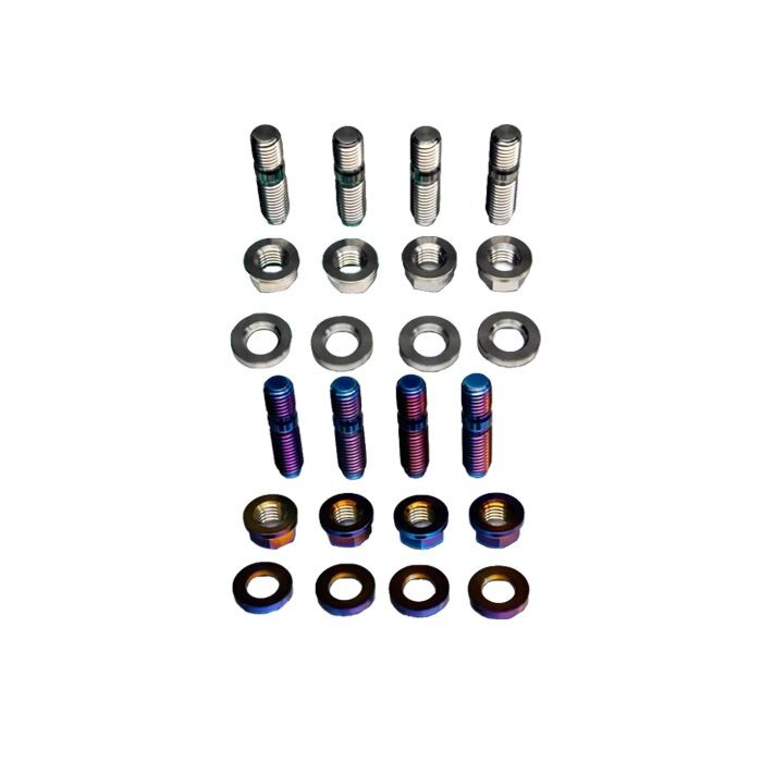 SpeedFactory Draadeind spruitstuk naar turbo set titanium M10x40mm (universeel) | SF-02-081-X | A4H-TECH