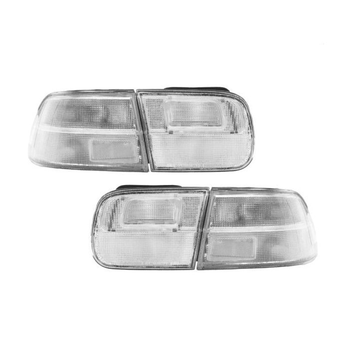 Sonar Taillights set clear (Honda Civic 92-95 2/4drs) | A4H-TECH
