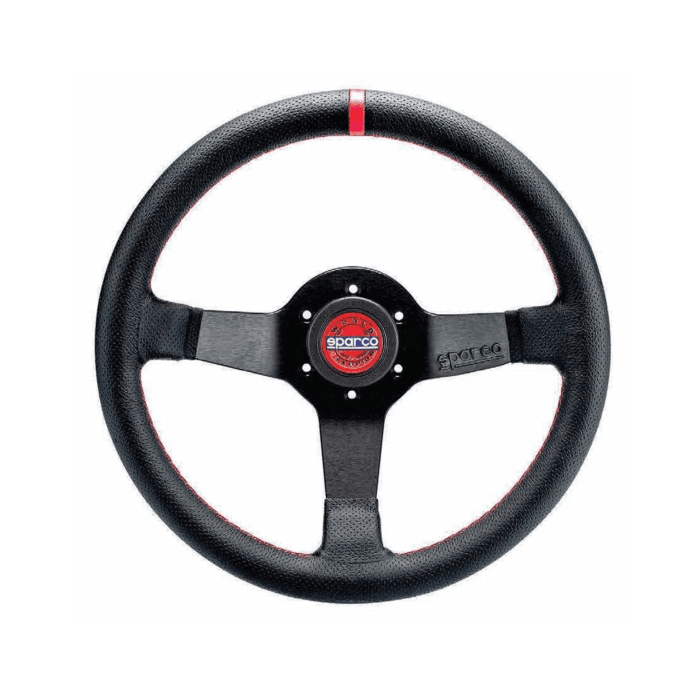 Sparco R330 Champion dish (330mm) stuur leer zwart (Universeel) | SP-015R330CHAMP |