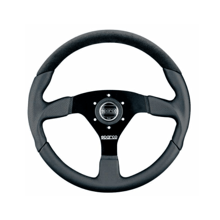 Sparco L505 (350mm) stuur leer zwart (Universeel) | SP-015TL522TUV | A4H-TECH.COM