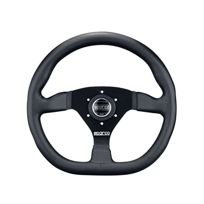 Sparco L360 Flat (330mm) stuur leer zwart (Universeel) | SP-015TRGL1TUV |