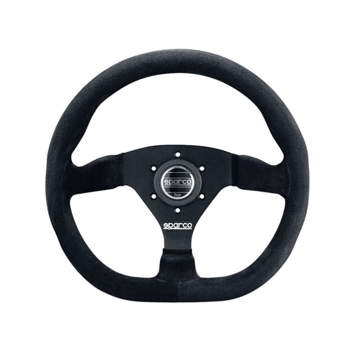 Sparco L360 Flat (330mm) stuur suede zwart (Universeel) | SP-015TRGS1TUV | A4H-TECH.COM