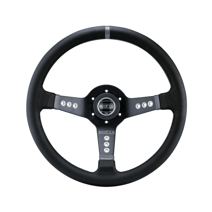 Sparco L777 Piuma (350mm) stuur leer zwart (Universeel) | SP-15L800PL | A4H-TECH.COM