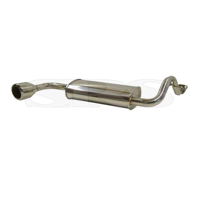 SRS Einddemper Single RVS (Civic/CRX 88-91) | SRS-AXBS-CV88S-SS