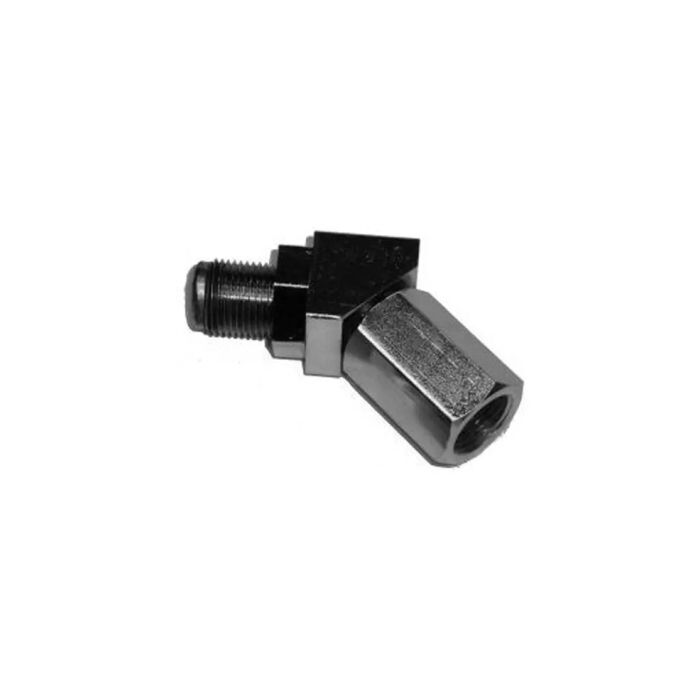 SRS Lambda abstandshalter / cellfix mit integriertem katalysator 45 grad (universal) | SRS-CF-CC-45 | A4H-TECH / ALL4HONDA.COM