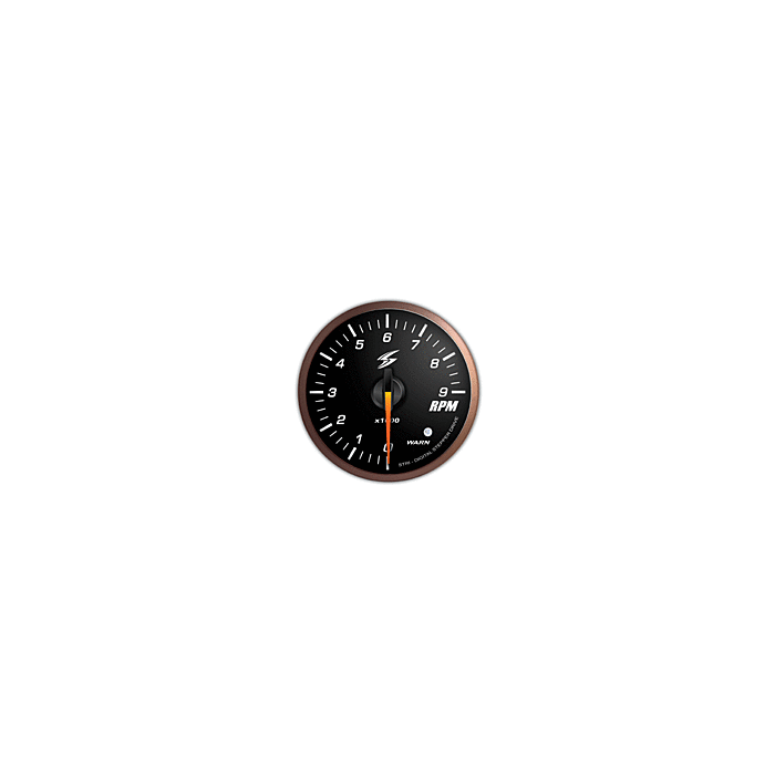 STRI DSD serie rpm gauge Club Sport black/white LED 52mm (universal) | STRI-CS5207B | A4H-TECH.COM