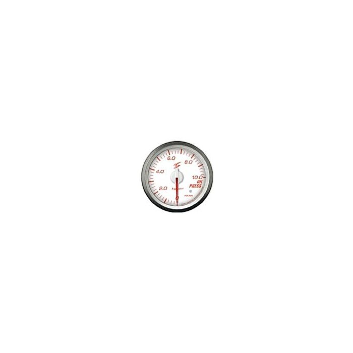 STRI DSD serie oil pressure gauge Club Sport white/amber LED 60mm (universal) | STRI-CS6004W | A4H-TECH.COM