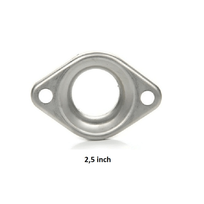 H-Gear Edelstahl donut flansch 2.5'' (universal) | T-4040004 | A4H-TECH.COM