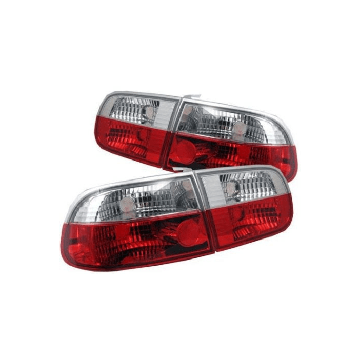 Achterlichten Rood/Helder Wit (Civic 92-95 3drs) | TL-CV923D-RC