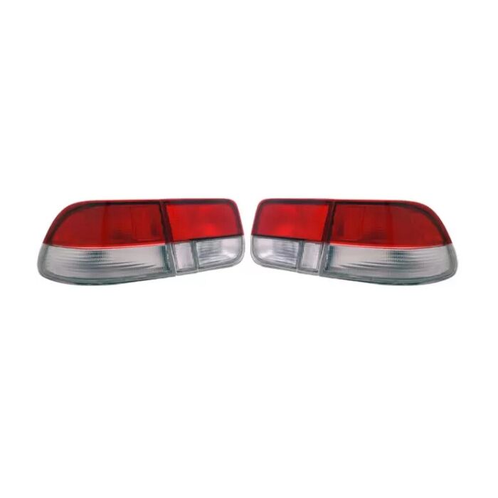 DEPO Pilotos traseros facelift rojo/blanco juego (Honda Civic 96-00 2 puertas) - Segunda oportunidad | TL-CV962D-JDM-DMG | A4H-TECH