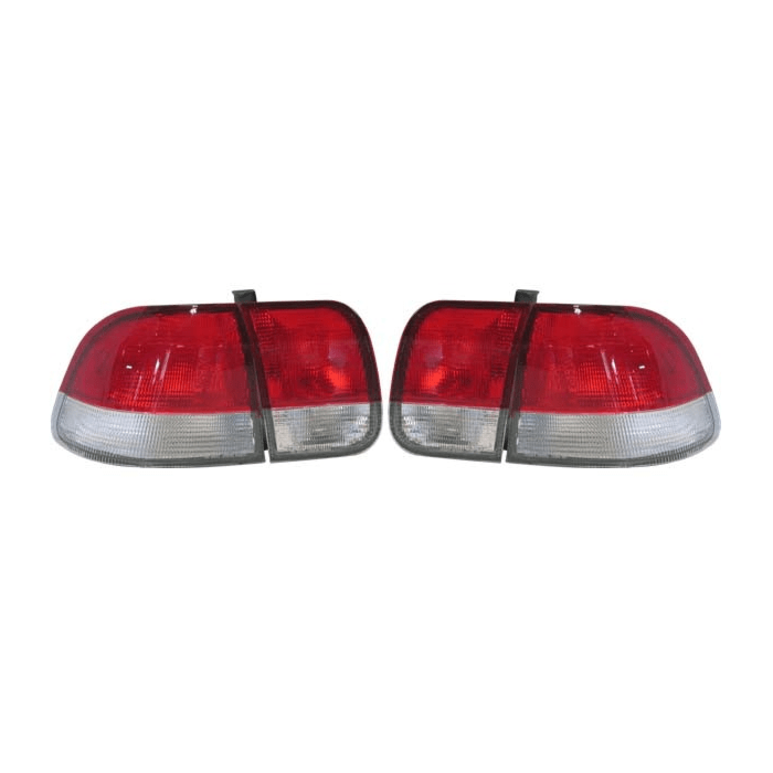 Achterlichten Facelift Rood/Helder Wit (Civic 96-00 4drs) | TL-CV964D-JDM