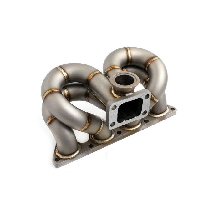 H-Gear rostfreier stahl Ramhorn T3 turbo krummer v-band (B-serie motor) | HG-TM-T3VB-B | A4H-TECH.COM