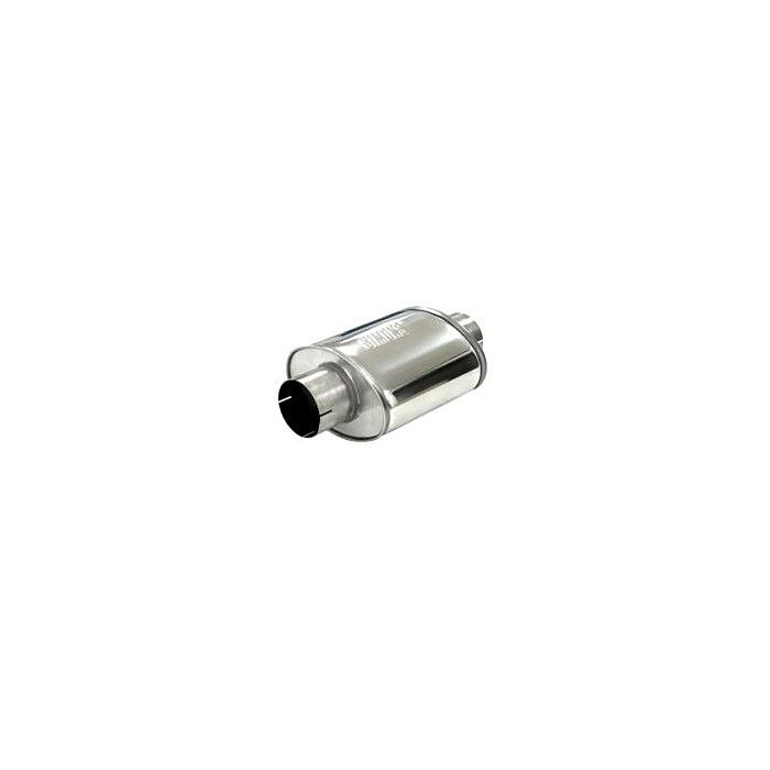 Simons stainless steel muffler Grandotight oval 3.5'' (universal) | U308900R | A4H-TECH.COM