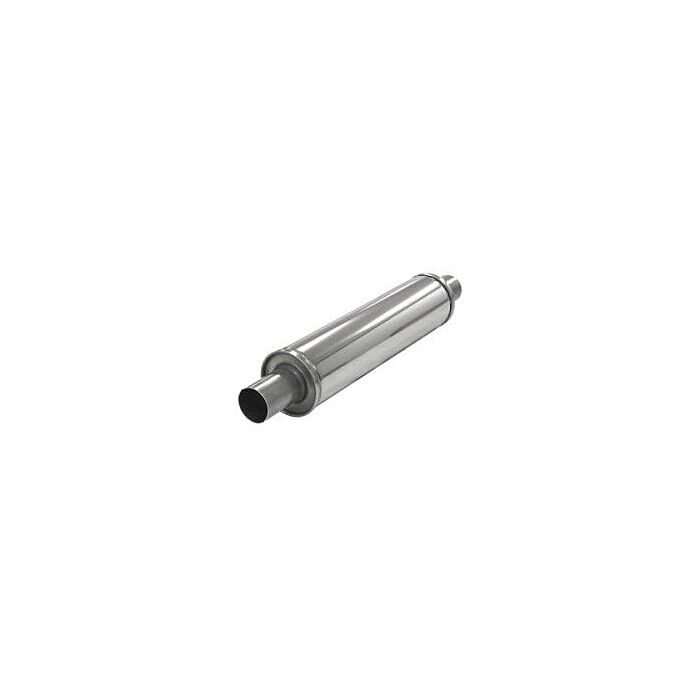 Simons stainless steel muffler Midi round 2'' (universal) | U415100R | A4H-TECH.COM