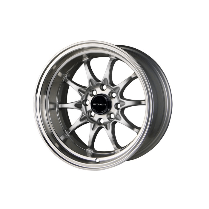 Ultralite wheels UL48 Silber metallic/ poliertes rad (universal) | UL48-15X0-1SML | A4H-TECH.COM
