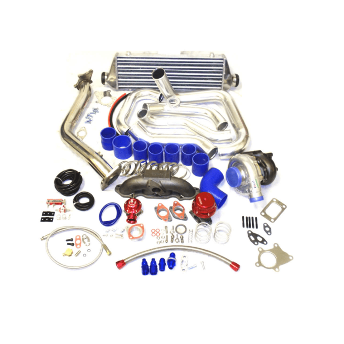 H-Gear turbo kit met Gietijzer/RVS uitlaatspruitstuk (Civic/CRX/Del sol/Integra) | USR-TK-C92-B-I