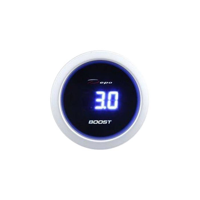 Depo Racing Digitale Elektrische Turbodrukmeter DBL Series 52 mm (Universeel) | WA-D-BL5201 | A4H-TECH