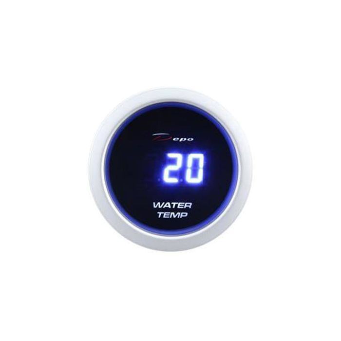 Depo Racing Indicador Digital de Temperatura del Agua DBL Series 52 mm | WA-D-BL5237 | A4H-TECH