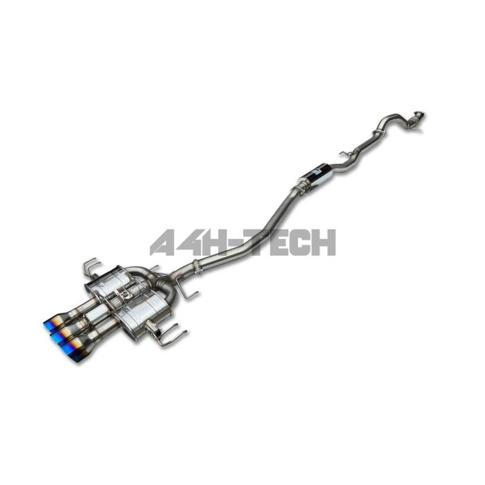 Invidia Q300-TI rvs uitlaatsysteem titanium tip INCL. front pijp (Honda Civic 22-25 2.0 Type R turbo FL5) main product photo
