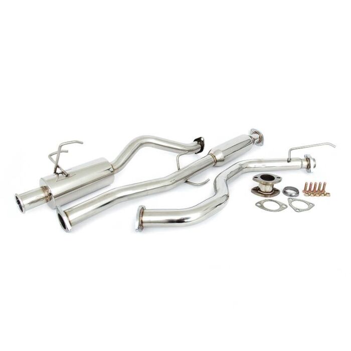 H-Gear Spoon N1 style Edelstahl auspuffanlage (Civic 96-00 3drs) | HG-SS-CB-HCHB96 | A4H-TECH.COM