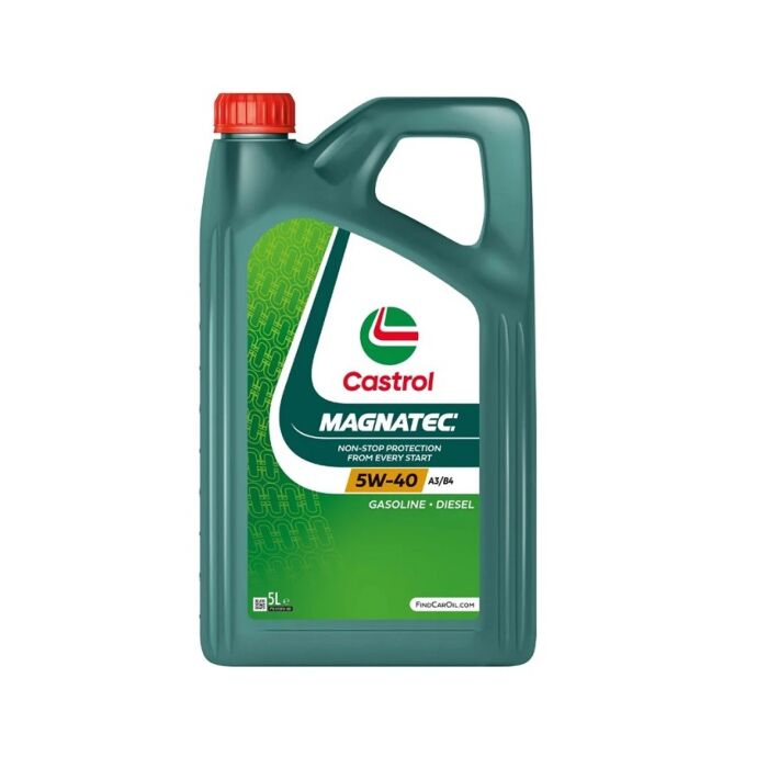 Castrol Magnatec 5W40 A3/B4 engine oil half-synthetic 5 liter (universal)