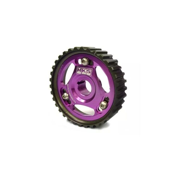 HKS verstelbare nokkenas poelie (inlaat of uitlaat) paars (Honda B/H serie motoren) | 22004-AH001 | A4H-TECH