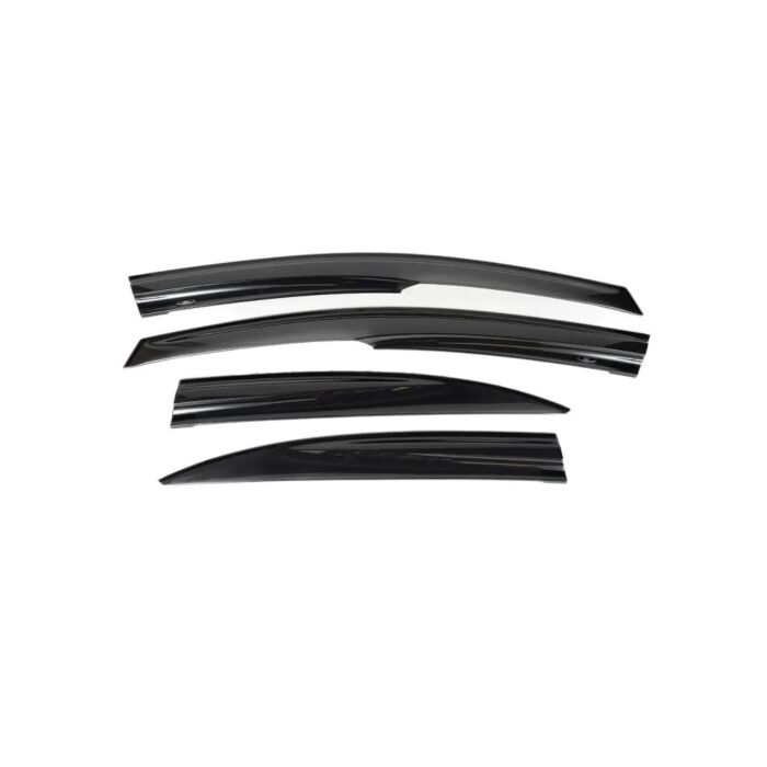 H-Gear Pro-Line door window visors Mugen style 4-piece (Honda Civic 05-12 4drs FD)