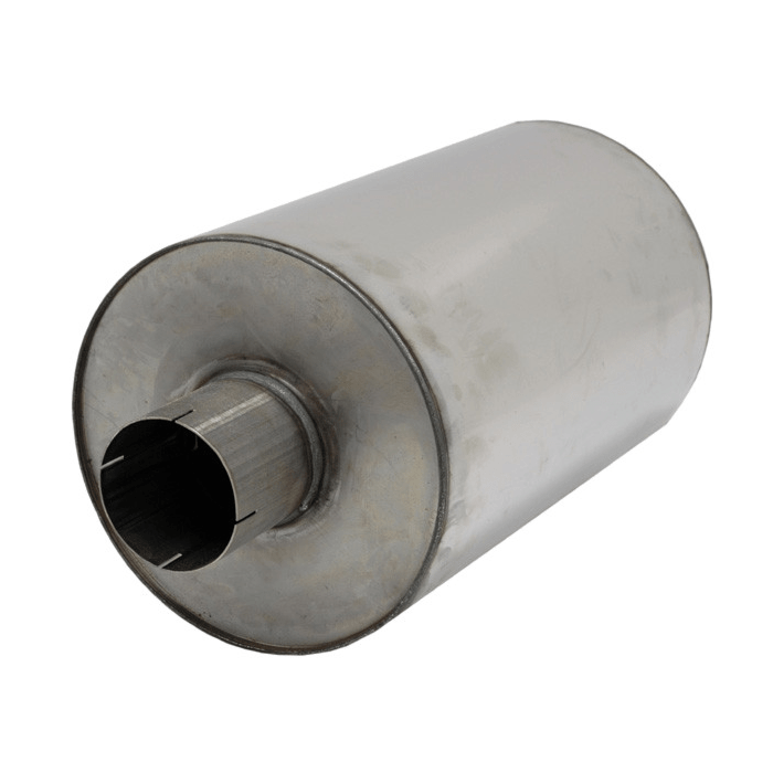 Simons stainless steel muffler 5'' 300mm round (universal) | U432700R | A4H-TECH.COM