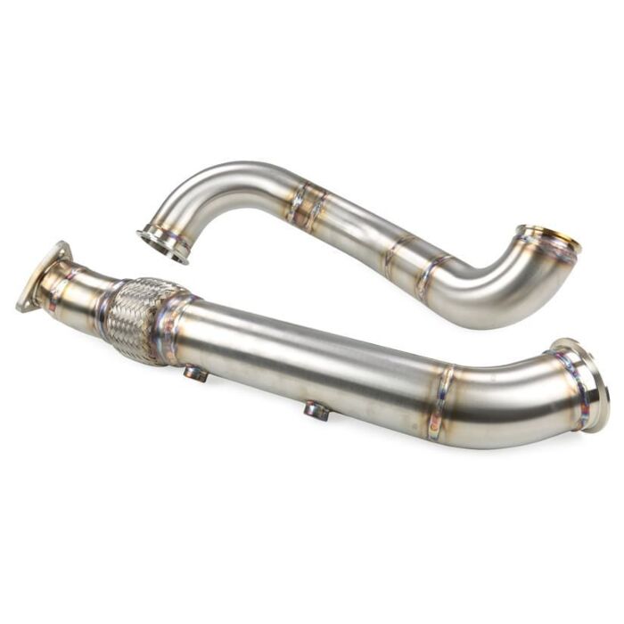 Tegiwa turbo exhaust manifold 3'' down pipe (K-serie engines) |TI-RW-SW-MANI-EP3-DP | A4H-TECH.COM