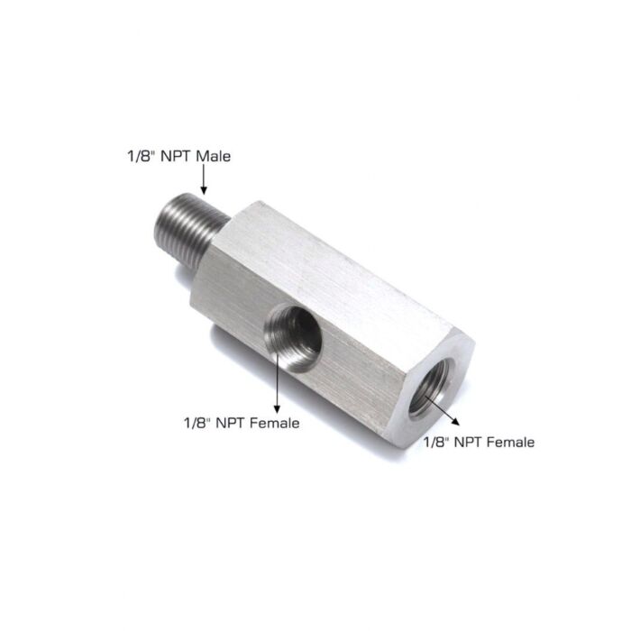 H-Gear sensor 90 graden adaptor 1/8 NPT (universeel) | HG-660446 A4H-TECH.COM