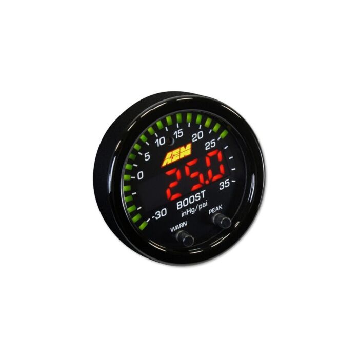 AEM X-series Digitaler Boost / Turbo Manometer 30~35psi / -1~2.5bar (universal)