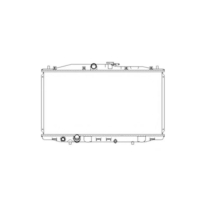 Ashuki Radiateur (MT) (Honda Accord 03-08 4drs/tourer) | H551-21 | A4H-TECH / ALL4HONDA.COM