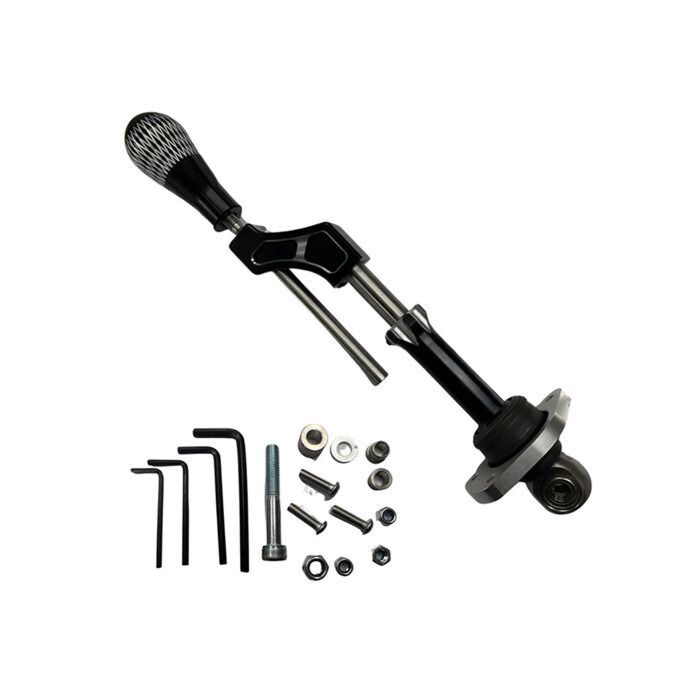 Bull boost Performance V2 Short shifter + zwarte pookknop (Honda Civic/CRX/Del Sol/Integra D/B-serie) | BB-01-720053573770 | A4H-TECH / ALL4HONDA.COM