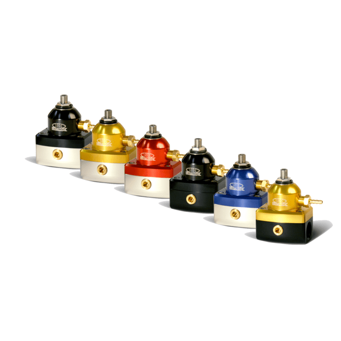 BLOX Racing Verstelbare 2-Poort brandstofdruk regelaar (universeel) | BXFU-00410-X | A4H-TECH.COM