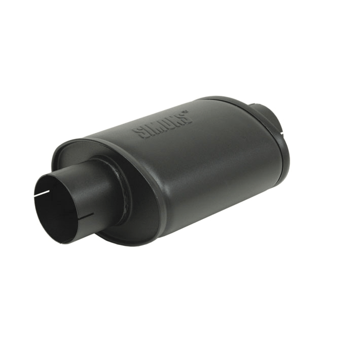 Simons muffler Grandotight ovaal 3.5'' steel (universal) | U308900 | A4H-TECH.COM
