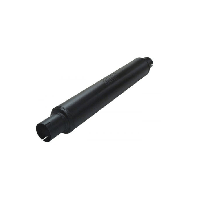 Simons muffler 200mm round 4'' steel (universal) | U440200 | A4H-TECH.COM