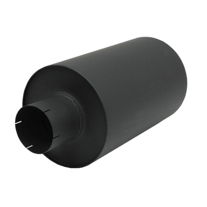 Simons mufflar 300m round 4'' steel (universal) | U432200 | A4H-TECH.COM