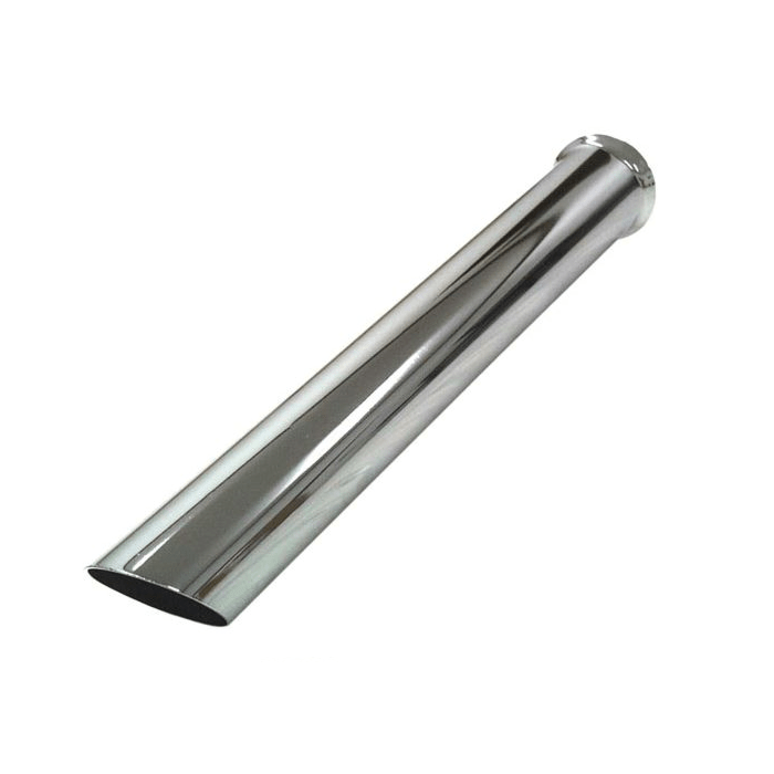Simons Auspuff Verkleidung / Endrohr verchromt 580mm 2.5'' (universal) | U116350 | A4H-TECH.COM