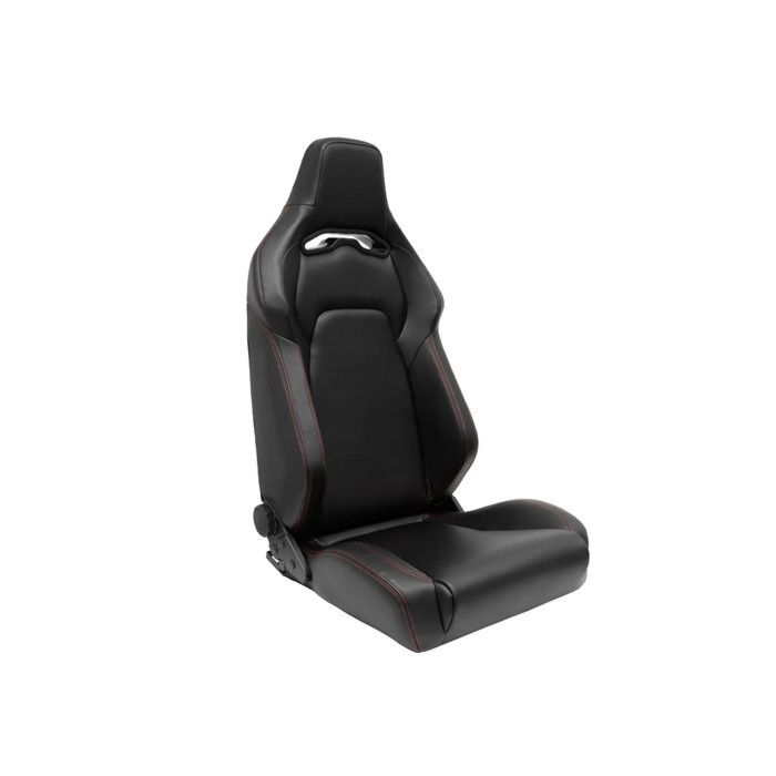 H-Gear Adjustable bucket seat type VGR black/red (universal) - tweedekans | AUS-SS-45LR-DMG | A4H-TECH / ALL4HONDA.COM