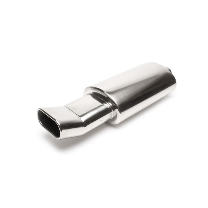 H-Gear Pro-Line Stainless steel sport rear muffler oval T-3 70x140mm (universal) | HG-96UNI1 | A4H-TECH / ALL4HONDA.COM