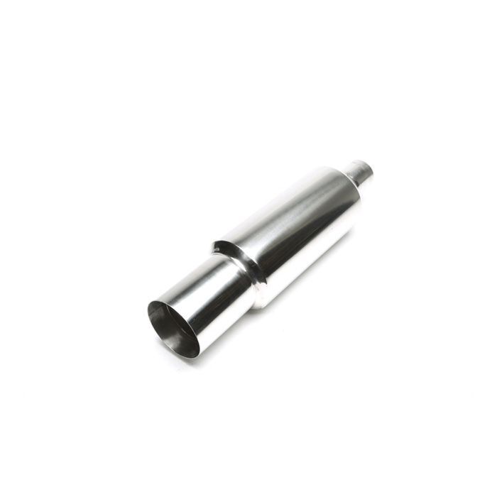 H-Gear Pro-Line Edelstahl sportendschalldämpfer rund T-1 115mm (universal) | HG-96UNI23 | A4H-TECH / ALL4HONDA.COM