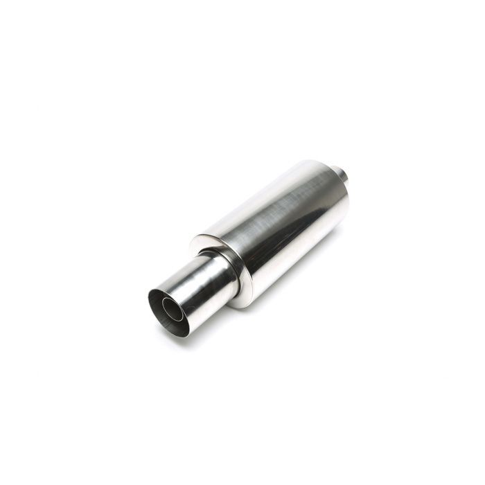 H-Gear Pro-Line Stainless steel sport rear muffler round T-1 110/45mm (universal) | HG-96UNI26 | A4H-TECH / ALL4HONDA.COM