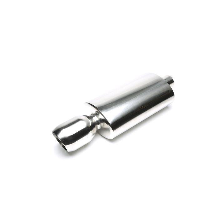 H-Gear Pro-Line Edelstahl sportendschalldämpfer rund T-9 115mm (universal) | HG-96UNI40 | A4H-TECH / ALL4HONDA.COM