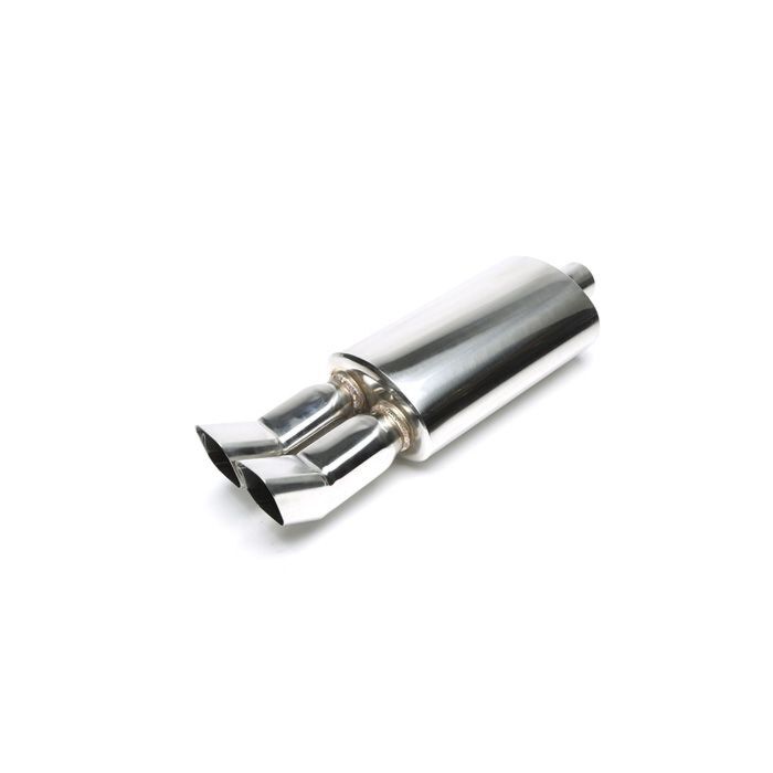 H-Gear Pro-Line Edelstahl sportendschalldämpfer T-5 2x75x85mm (universal) | HG-96UNI42 | A4H-TECH / ALL4HONDA.COM