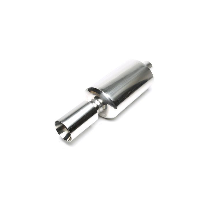H-Gear Pro-Line Edelstahl sportendschalldämpfer rund T-10 100mm (universal) | HG-96UNI47 | A4H-TECH / ALL4HONDA.COM